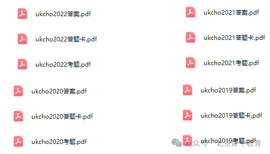 UKChO化學(xué)競(jìng)賽，CCC化學(xué)競(jìng)賽